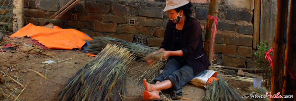 Dalat Broom Making | Making Grass Brooms | Dalat | Central Highlands