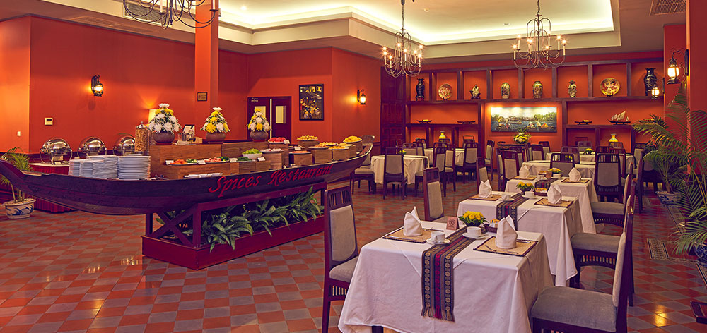 The elegant Spices Restaurant