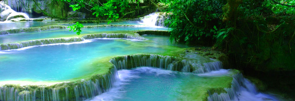Kuang Si Waterfall | Three-Tiered Waterfall | Luang Prabang