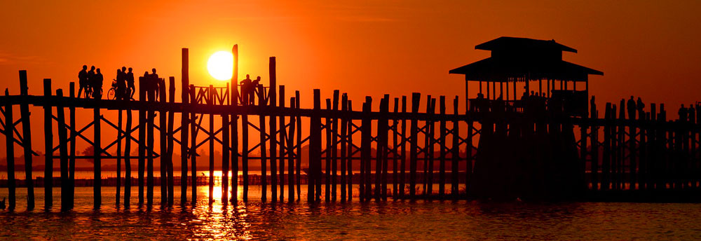 U Bein Bridge | Taungthaman Lake | Amarapura | Mandalay | Myanmar Burma