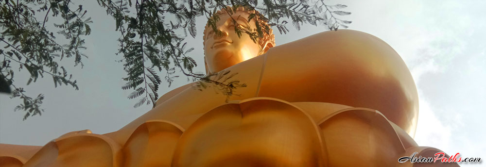 Wat Paknam Phasi Charoen | Large Seated Buddha | Buddhist Temple | Bangkok