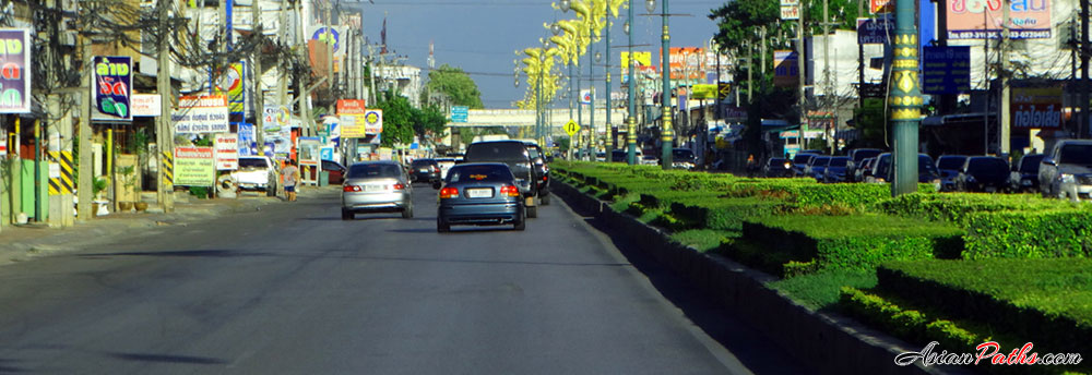 Sangchuto Road | Through the Town Center | Kanchanaburi | Western Thailand