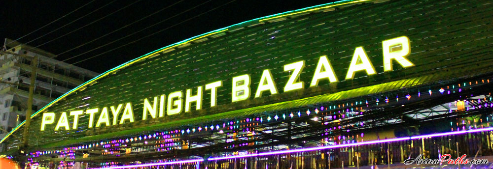 Night Bazaar | Lively Market with Stalls | Pattaya | Eastern Thailand