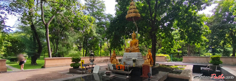 Phra Buddha Wisuthimongkol Meditation Statue | Benchakitti Park | Bangkok